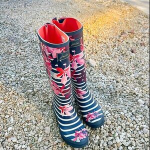 Joules Tall Knee High Rain boots